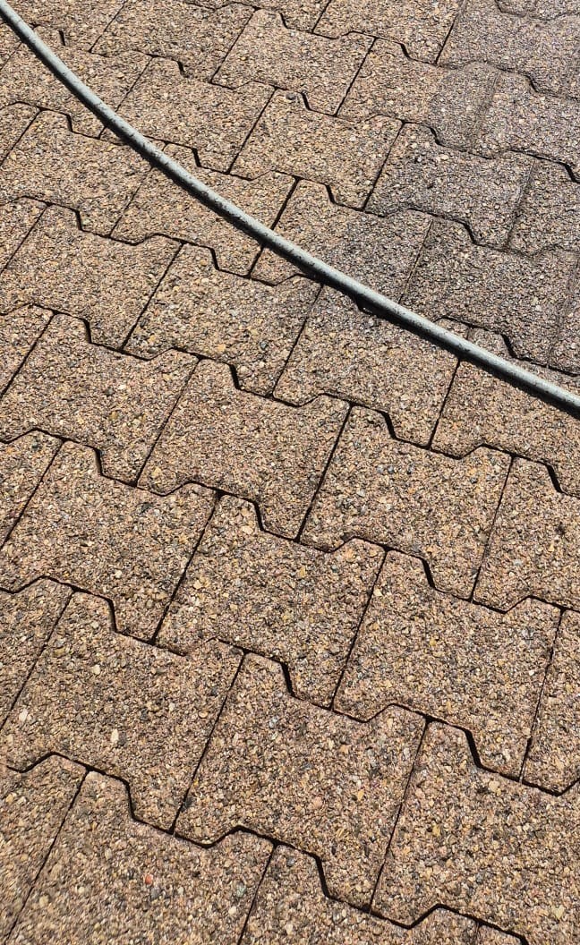 Pflasterreinigung Einfahrt in Rielasingen-Worblingen – nachher